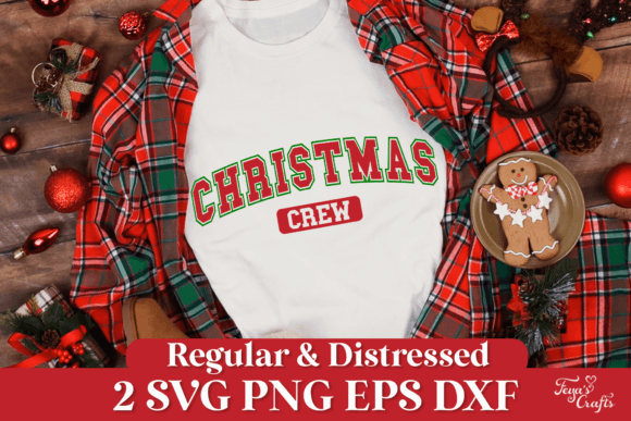 Christmas Crew SVG Quote: Graphics for Crafts Sellers
