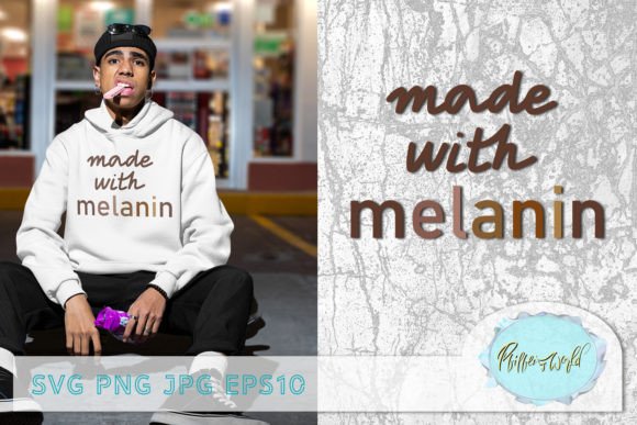 Made with Melanin Quote Juneteenth SVG: Graphics & Crafts Asset Review