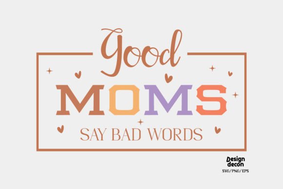 Mom Funny Quote Retro SVG Design for Crafts & Graphics