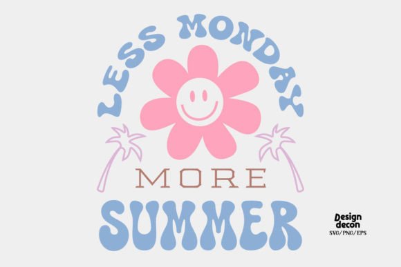 Summer Funny Monday Quote Retro SVG: Graphics for Crafts & Content