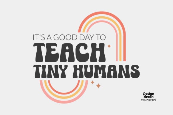 Teacher Quote Retro SVG